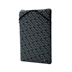 HP Housse de protection réversible noire à motif géométrique 14