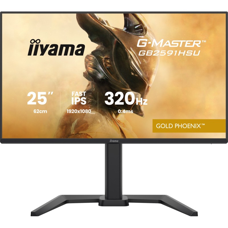 iiyama G-MASTER GB2591HSU-B1 écran plat de PC 62,2 cm (24.5") 1920 x 1080 pixels Full HD LED Noir