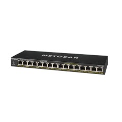 NETGEAR GS316PP Non-géré Gigabit Ethernet (10 100 1000) Connexion Ethernet, supportant l'alimentation via ce port (PoE) Noir