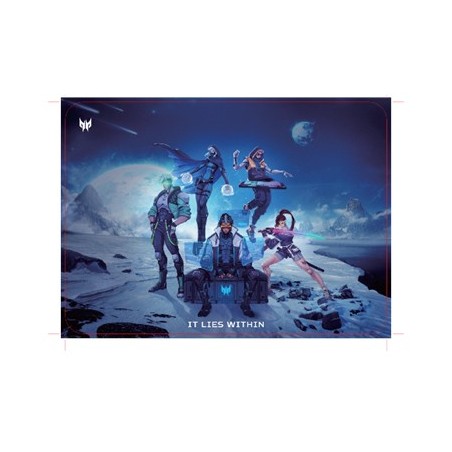 Acer Predator Gaming Mousepad - M size PMP450 Tapis de souris de jeu Multicolore