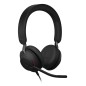 Jabra Evolve2 40 SE Casque Avec fil Arceau Bureau/Centre d'appels USB Type-C / USB Type-A Noir Jabra Evolve2 40 SE Casque Avec fil Arceau Bureau/Centre d'appels USB Type-C / USB Type-A Noir