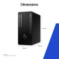 HP Z1 Tower G1i Intel Core Ultra 7 265 32 Go DDR5-SDRAM 1 To SSD NVIDIA RTX A400 Windows 11 Pro Station de travail AI