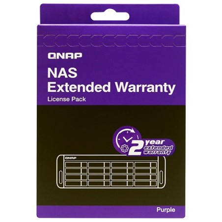 QNAP LIC-NAS-EXTW-PURPLE-2Y extension de garantie et support 2 année(s)