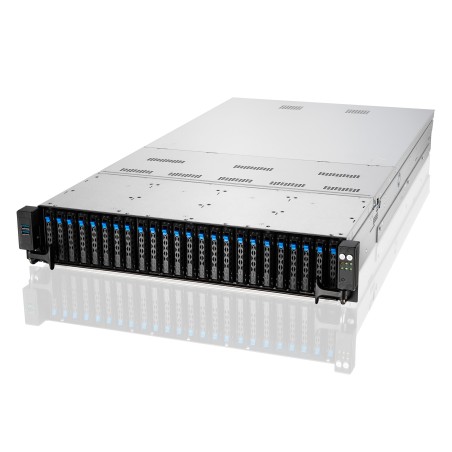 ASUS RS720-E11-RS24U Intel C741 Rack (2 U) Noir, Argent