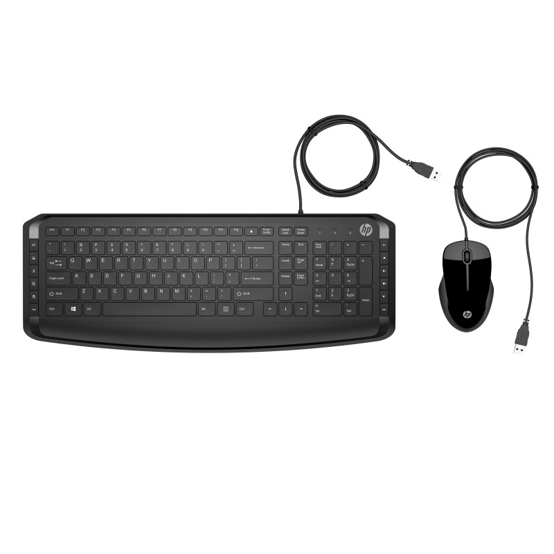 HP Pavilion KEYBOARD AND MOUSE 200 clavier Souris incluse Universel USB Noir HP Pavilion KEYBOARD AND MOUSE 200 clavier Souris incluse Universel USB Noir