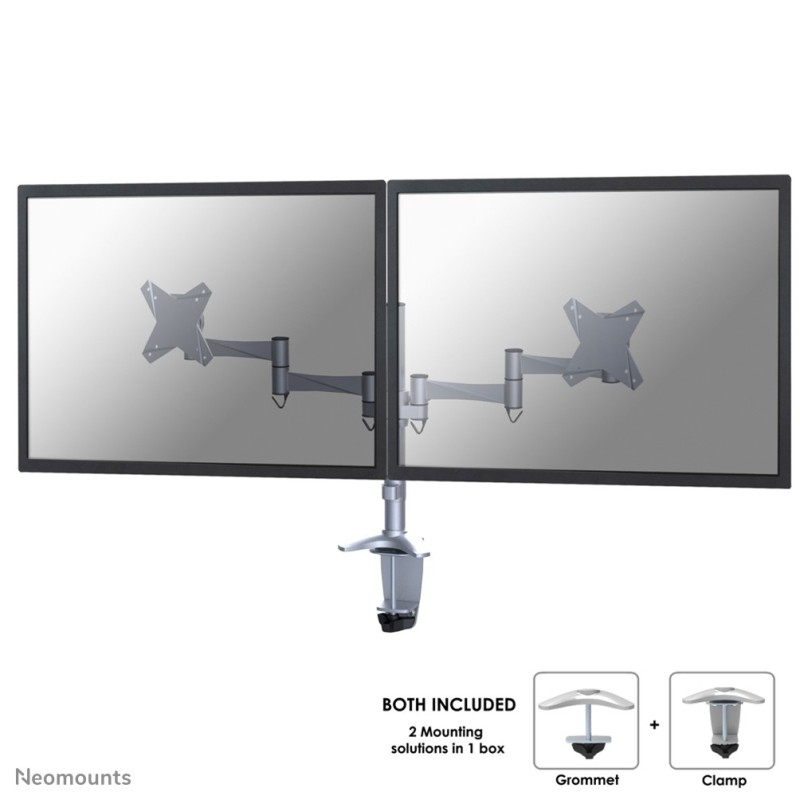 Neomounts FPMA-D1330DSILVER Support d'écran à fixer 10-27" Neomounts FPMA-D1330DSILVER Support d'écran à fixer 10-27"