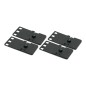 APC NetShelter - Adapter Kit - Converti rack 23P à 19P - 0U - Noir