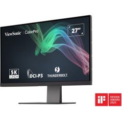 Viewsonic VP2788-5K écran plat de PC 68,6 cm (27") 5120 x 2880 pixels 5K Ultra HD LED Noir