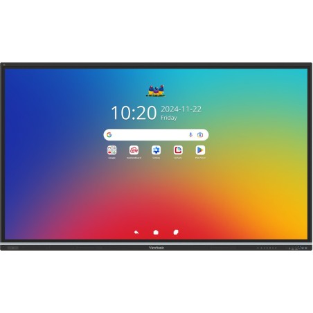 Viewsonic IFP8651-3C tableau blanc interactif 2,18 m (86") 3840 x 2160 pixels Écran tactile Noir USB