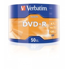 Verbatim 43791 DVD vierge 4,7 Go DVD-R 50 pièce(s)