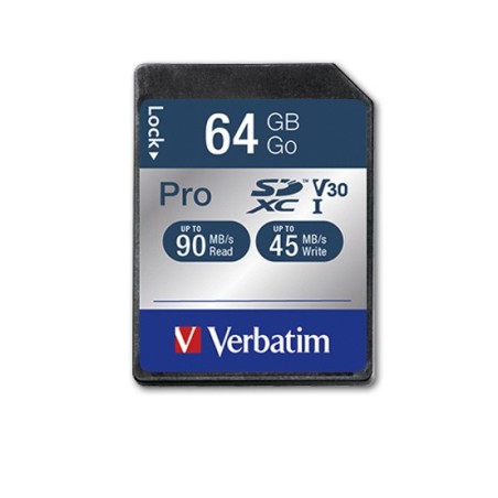 Verbatim Pro 64 Go SDXC UHS Classe 10