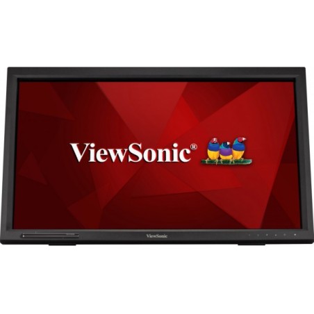 Viewsonic TD2423 écran plat de PC 59,9 cm (23.6") 1920 x 1080 pixels Full HD LED Écran tactile Multi-utilisateur Noir