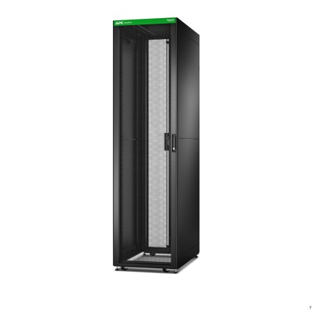 APC Baie EasyRack 600mm 48U 1000mm avec toit, panneau latéral, roulettes, noir