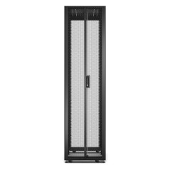 APC Baie EasyRack 600mm/48U/1000mm avec toit, panneau latéral, roulettes, noir