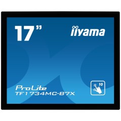 iiyama TF1734MC-B7X écran plat de PC 43,2 cm (17") 1280 x 1024 pixels SXGA LED Écran tactile Noir