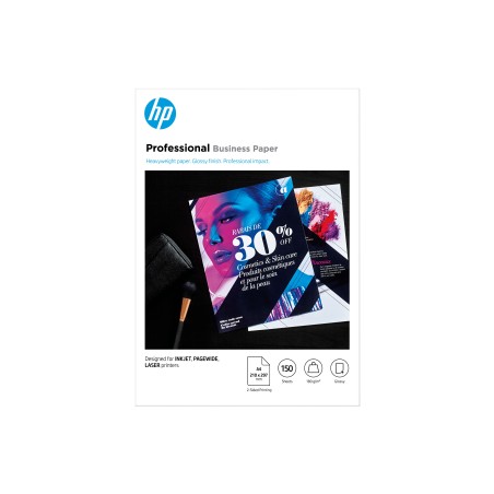 HP Papier Professional Business, brillant, 180 g m2, A4 (210 x 297 mm), 150 feuilles