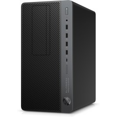 HP EliteDesk 705 G4 AMD Ryzen™ 3 PRO 2200G 8 Go DDR4-SDRAM 1 To HDD Windows 10 Pro Micro Tower Station de travail Noir, Argent