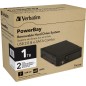 Verbatim PowerBay 1TB disque dur externe 1 To 7200 tr/min 3.5" USB 2.0 Noir Verbatim PowerBay 1TB disque dur externe 1 To 7200 tr/min 3.5" USB 2.0 Noir