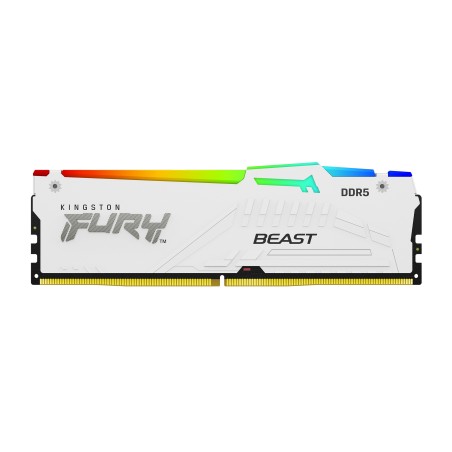 Kingston Technology FURY Beast 32 Go 5200 MT/s DDR5 CL40 DIMM White RGB XMP