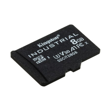 Kingston Technology Carte 8GB microSDHC Industrielle C10 A1 pSLC emballage individuel sans adaptateur