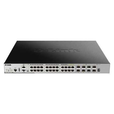 D-Link DGS-3630-28PC/SI commutateur réseau Géré L3 Gigabit Ethernet (10/100/1000) Connexion Ethernet, supportant l'alimentation