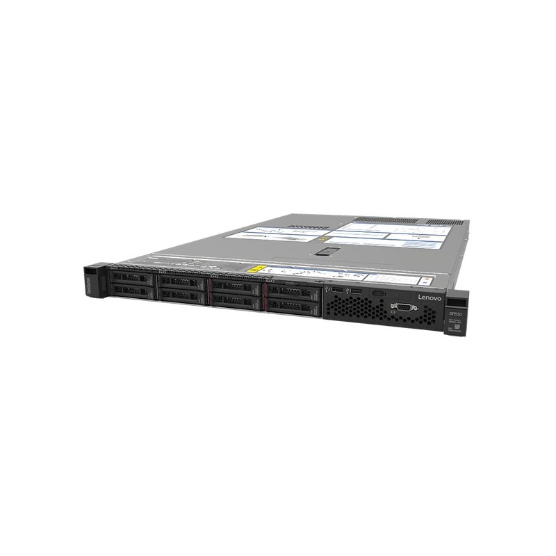 Lenovo ThinkSystem SR530 serveur Rack (1 U) Intel® Xeon® Silver 4214 2,2 GHz 16 Go DDR4-SDRAM 750 W Lenovo ThinkSystem SR530 serveur Rack (1 U) Intel® Xeon® Silver 4214 2,2 GHz 16 Go DDR4-SDRAM 750 W