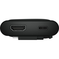 DELL DA225 Avec fil USB 3.2 Gen 1 (3.1 Gen 1) Type-C Noir