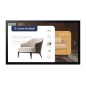 Samsung QM32C-T Écran plat de signalisation numérique 81,3 cm (32") LCD Wifi 400 cd/m² Full HD Noir Écran tactile Tizen 7.0 16/7