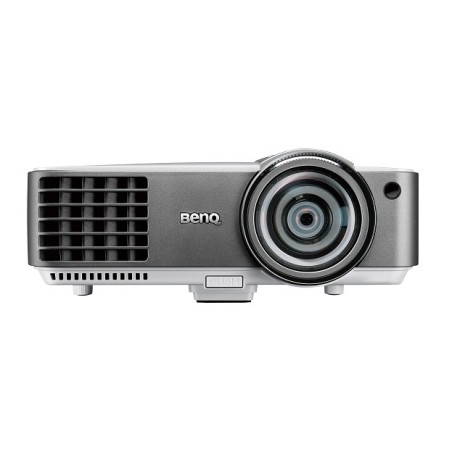 BenQ MX819ST Projecteur à focale courte 3000 ANSI lumens DLP XGA (1024x768) Compatibilité 3D Noir, Argent
