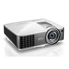 BenQ MX819ST Projecteur à focale courte 3000 ANSI lumens DLP XGA (1024x768) Compatibilité 3D Noir, Argent