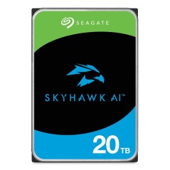 Seagate SkyHawk AI ST20000VE004 disque dur 20 To 7200 tr/min 512 Mo 3.5" Série ATA III