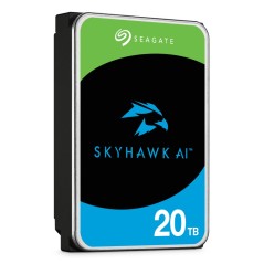 Seagate SkyHawk AI ST20000VE004 disque dur 20 To 7200 tr min 512 Mo 3.5" Série ATA III