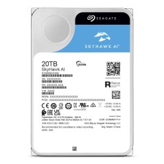 Seagate SkyHawk AI ST20000VE004 disque dur 20 To 7200 tr min 512 Mo 3.5" Série ATA III