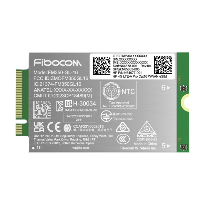 HP 4G LTE-A Pro Cat16 WWAN Interne
