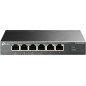 TP-Link TL-SG1006PP commutateur réseau Non-géré Gigabit Ethernet (10/100/1000) Connexion Ethernet, supportant l'alimentation TP-Link TL-SG1006PP commutateur réseau Non-géré Gigabit Ethernet (10/100/1000) Connexion Ethernet, supportant l'alimentation