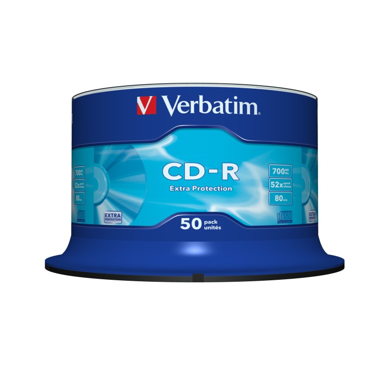Verbatim CD-R Extra Protection 700 Mo 52x 50 pièce(s)