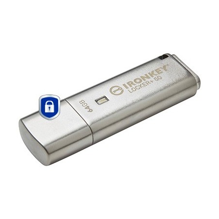 Kingston Technology IronKey 64 Go IKLP50 AES USB, w/256bit Encryption