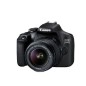 Canon EOS 2000D BK 18-55 IS II EU26 Kit d'appareil-photo SLR 24,1 MP CMOS 6000 x 4000 pixels Noir Canon EOS 2000D BK 18-55 IS II EU26 Kit d'appareil-photo SLR 24,1 MP CMOS 6000 x 4000 pixels Noir
