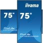 iiyama LH7565UHSB-B1 Écran d'affichage dynamique En forme de kiosk 189,2 cm (74.5") LED Wifi 800 cd/m² 4K Ultra HD Noir Intégré iiyama LH7565UHSB-B1 Écran d'affichage dynamique En forme de kiosk 189,2 cm (74.5") LED Wifi 800 cd/m² 4K Ultra HD Noir Intégré