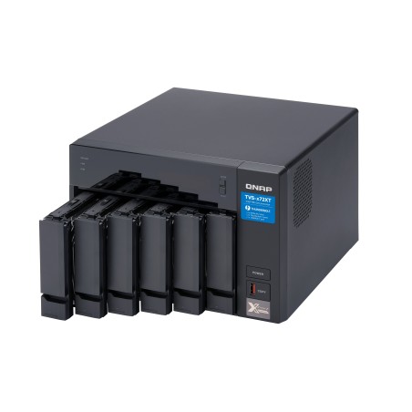 QNAP TVS-672XT NAS Tower Intel® Core™ i3 8 Go DDR4 0 To QNAP QTS Noir