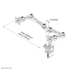 Neomounts FPMA-D930D Support d'écran à fixer 10-30"