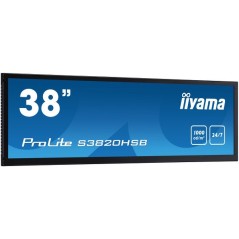 iiyama S3820HSB-B1 Écran d'affichage dynamique Écran plat de signalisation numérique 96,5 cm (38") LED 1000 cd m² Noir 24 7