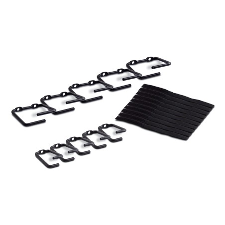 APC NetShelter - Accessoire de gestion de câbles - 5 grands et 5 petits anneaux - 0U