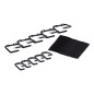 APC NetShelter - Accessoire de gestion de câbles - 5 grands et 5 petits anneaux - 0U