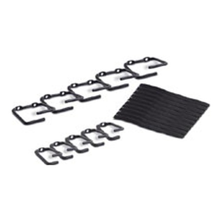 APC NetShelter - Accessoire de gestion de câbles - 5 grands et 5 petits anneaux - 0U