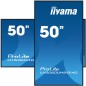 iiyama LH5060UHS-B1AG Écran d'affichage dynamique Carte A numérique 125,7 cm (49.5") LED Wifi 500 cd/m² 4K Ultra HD Noir iiyama LH5060UHS-B1AG Écran d'affichage dynamique Carte A numérique 125,7 cm (49.5") LED Wifi 500 cd/m² 4K Ultra HD Noir