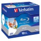 Verbatim BD-R SL 25GB 6x Printable 10 Pack Jewel Case 25 Go 10 pièce(s) Verbatim BD-R SL 25GB 6x Printable 10 Pack Jewel Case 25 Go 10 pièce(s)