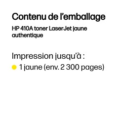 HP 410A toner LaserJet jaune authentique
