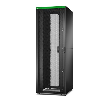 APC Baie EasyRack 800mm 48U 1000mm avec toit, panneau latéral, roulettes, noir