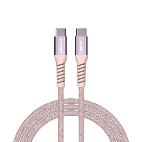 Verbatim 31857 câble USB USB 2.0 1,2 m USB C 0,48 Gbit/s 100 W Rose